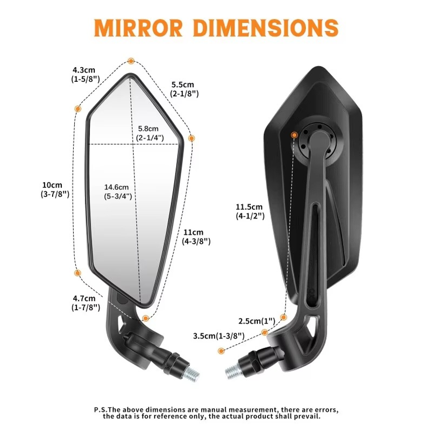 Motorcycle Adjustable Handleba - Mirror Extender Bar recension och pris