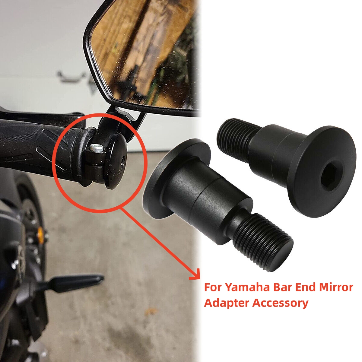 Motorcycle Bar End Mirror Adap - Mirror Extender Bar recension och pris
