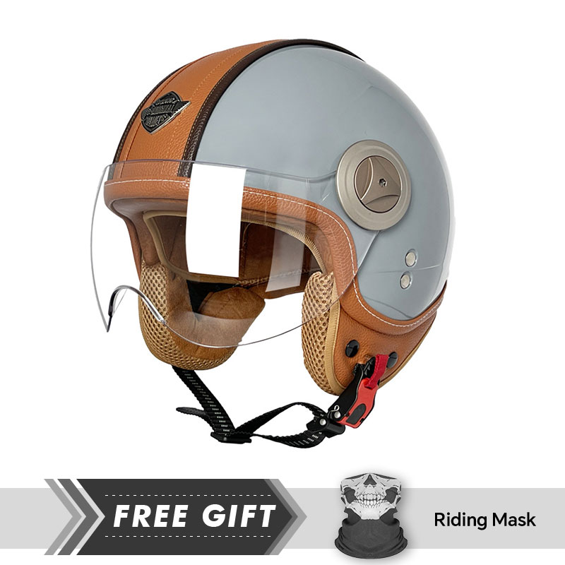 Open Face Helmet Motorcycle He - Motorcycle Gear Store recension och pris