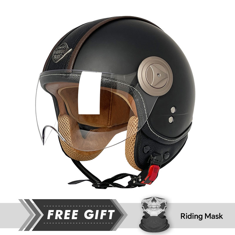 Open Face Helmet Motorcycle He - Motorcycle Gear Store recension och pris